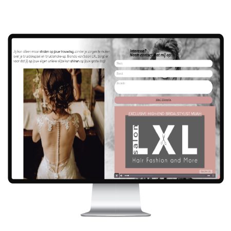 Landingpage Salon LXL