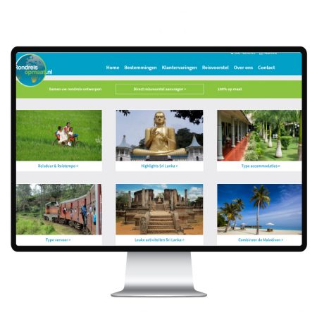 Website Rondreisopmaat.nl Studio Picaflor